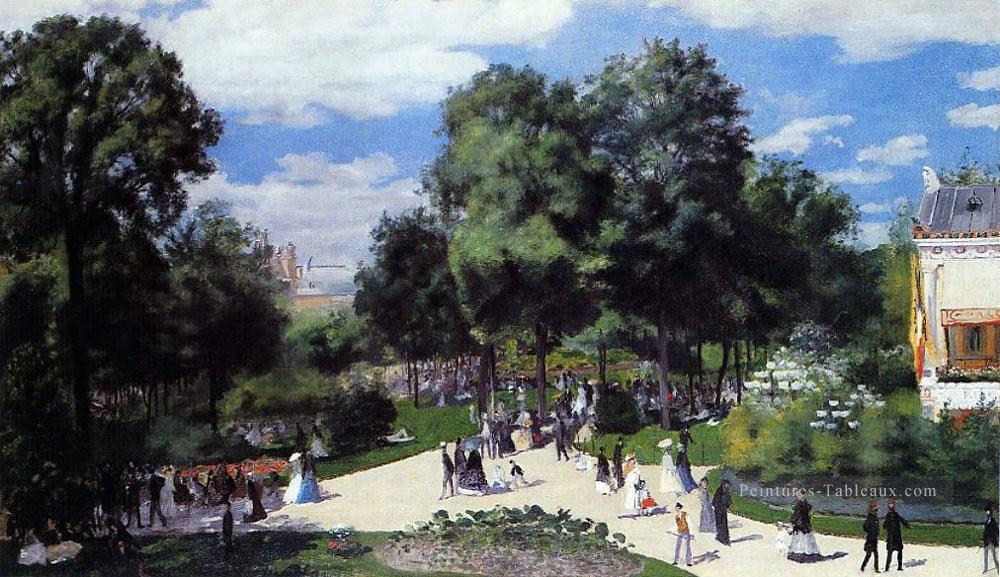 Champs Elysées Paris Fair Pierre Auguste Renoir Peintures à l'huile